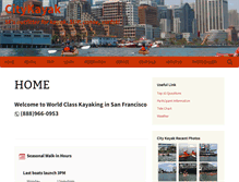 Tablet Screenshot of citykayak.com